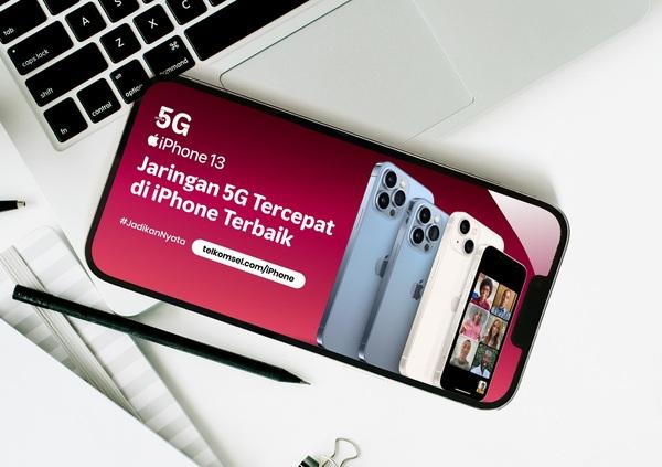 Telkomsel Hadirkan Bonus Kuota 5G Hingga 50GB di Paket Bundling iPhone 13