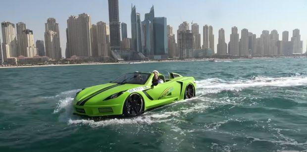 Hanya di Dubai : Speedboat Berjubah Mobil Sport
