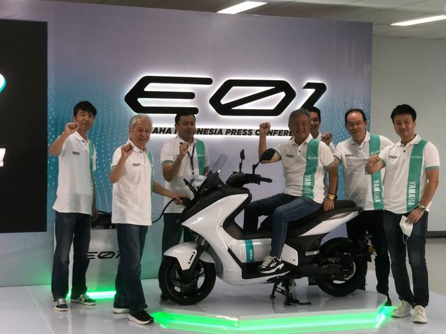 Motor Listrik Yamaha E01 Bakal Uji Coba Indonesia