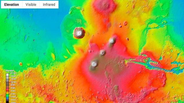 Jelajahi Mars Lewat Google Maps, Bagaimana Caranya?