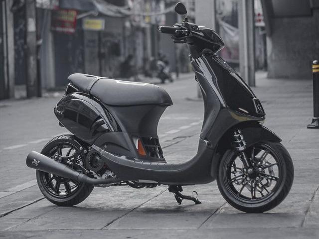 Modifikasi Piaggio Zip Konsep Racing Daily Use, Body Minimalis Mesin Sangar