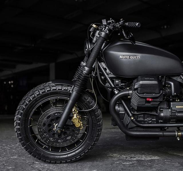 Moto Guzzi California 1100 Scrambler, Bodi Serba Hitam 