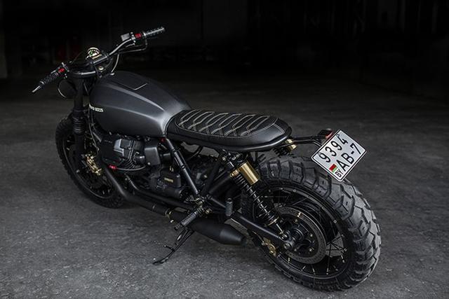 Moto Guzzi California 1100 Scrambler, Bodi Serba Hitam 