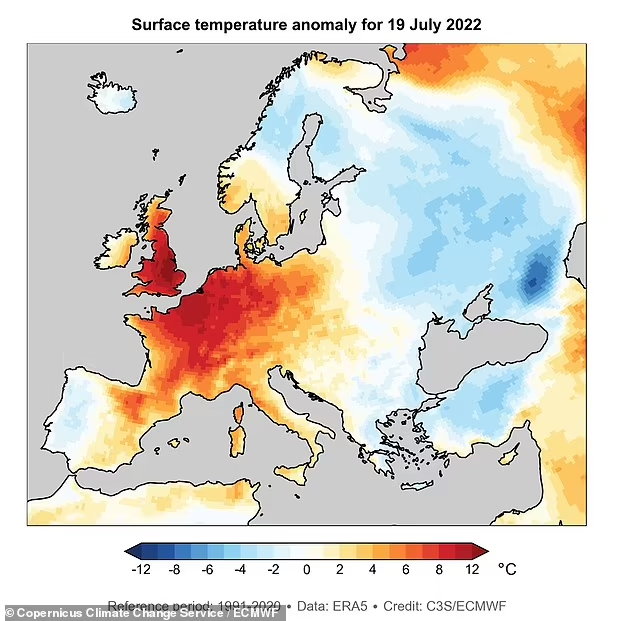 Bulan Juli 2022 Adalah Bulan Juli dengan Suhu Terpanas di Eropa