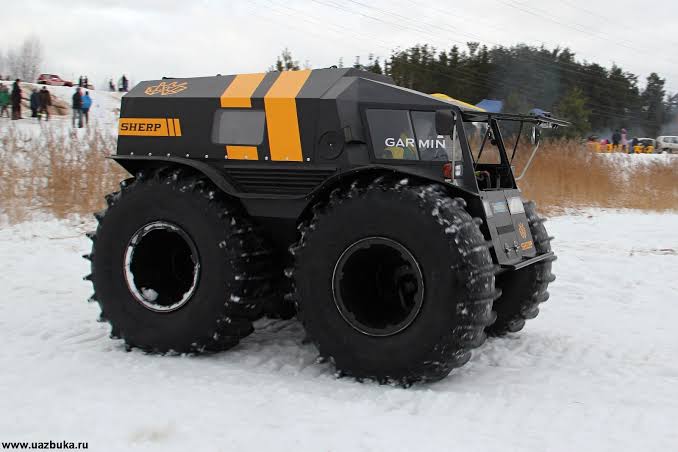 ATV Sherp, Mobil Segala Medan yang Mampu Mengapung di Air