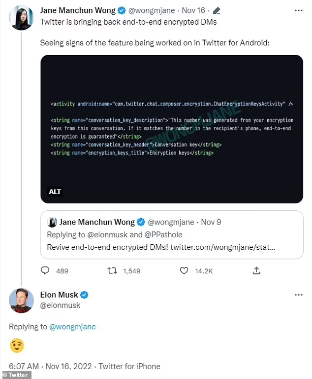 Elon Musk Berencana untuk Mengenkripsi Pesan di Twitter, Menjadi Pesaing WhatsApp