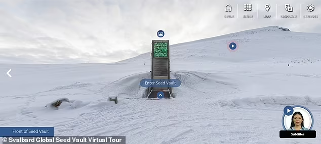 Tur Virtual Menjelajahi Bunker Benih untuk Kiamat di Norwegia