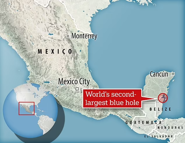 Lubang Biru Laut Terbesar Kedua Didunia Ditemukan di Lepas Pantai Meksiko